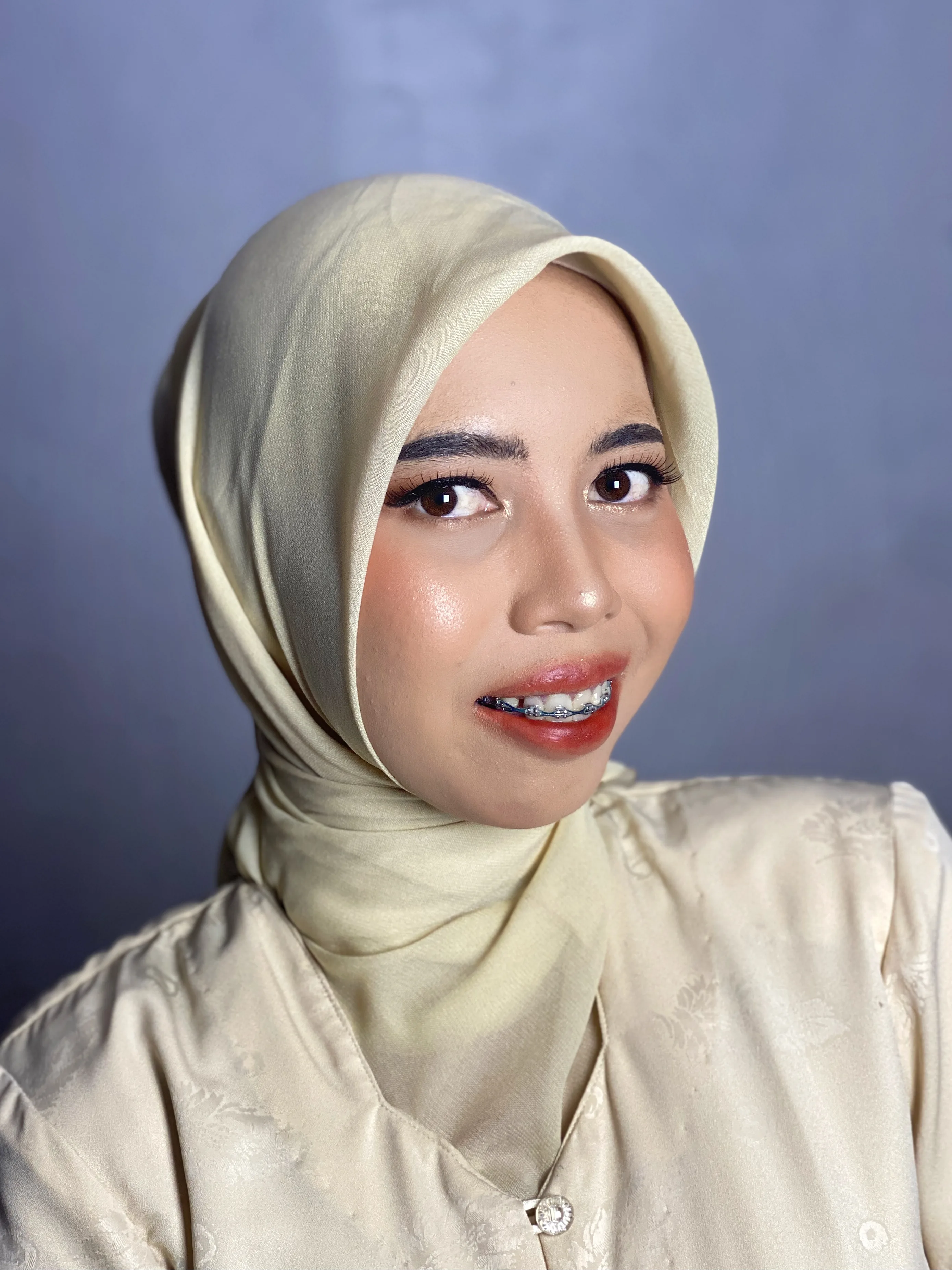 Bronzer peach soft glam — warm glow