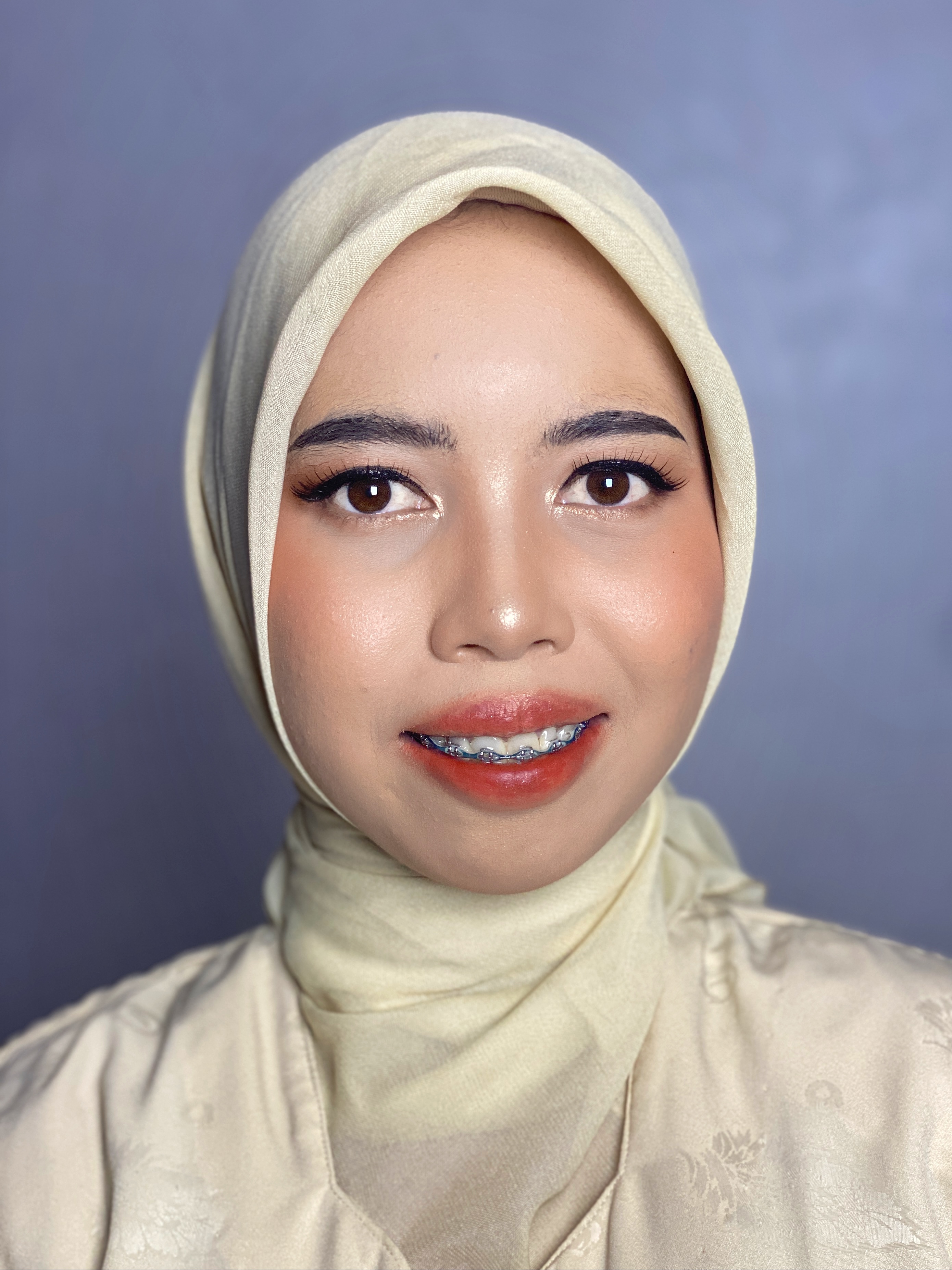 Bronzer peach glam — sun-kissed finish